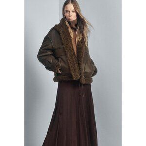 ZARA ZW COLLECTION REVERSIBLE BOMBER JACKET